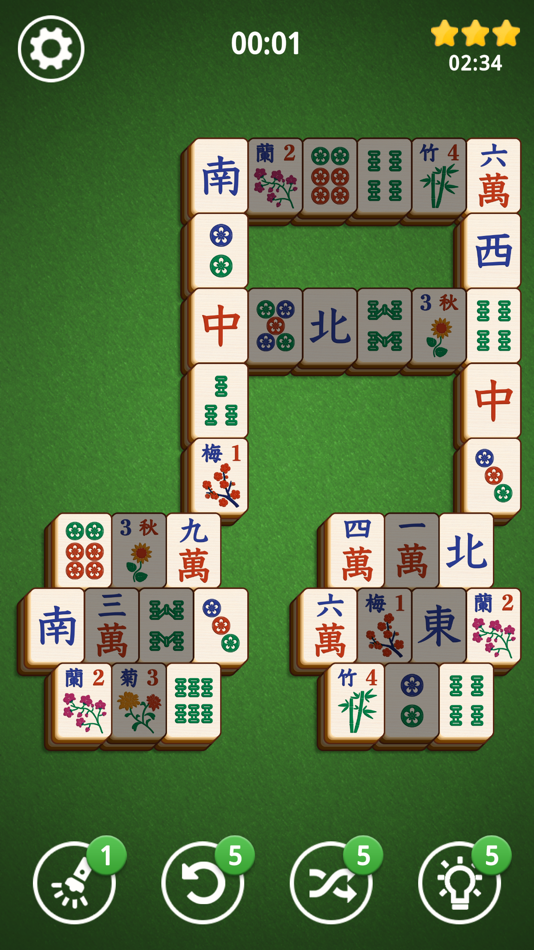 #3. Mahjong Solitaire Basic (iOS) 由: RACKGYUN LIM