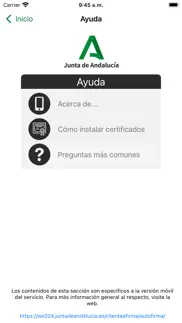 autofirma junta de andalucía iphone screenshot 2