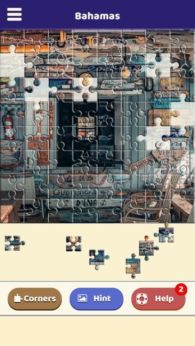 Bahamas Sightseeing Puzzle Screenshot