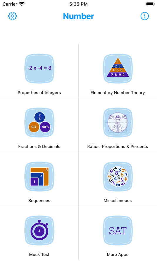 SAT Math: Number Lite - 7 - (iOS)