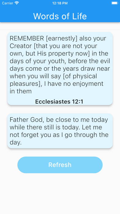 Words of Life - Devotional Screenshot
