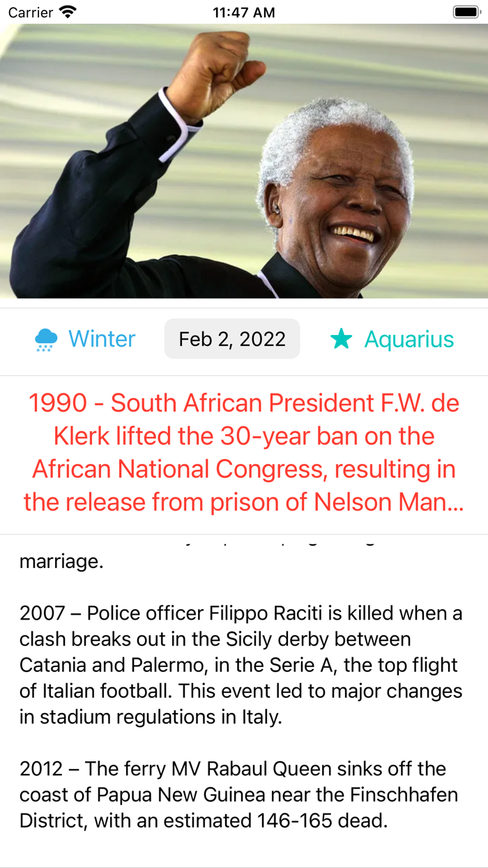 Today - On this day in History