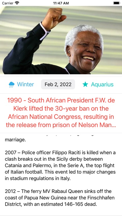 Today - On this day in History