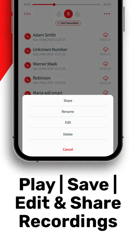 Call Recorder App ◉ACR MyCalls screenshot 6 of 7