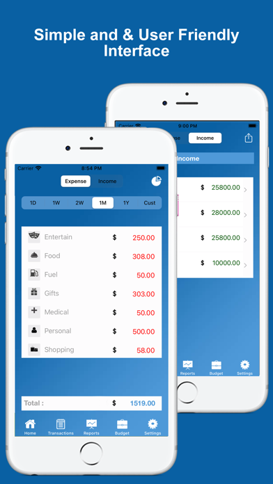 Spending Tracker Income Pro Screenshot