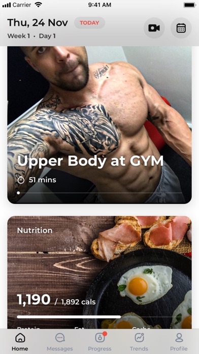 Glowinski Fitness Screenshot