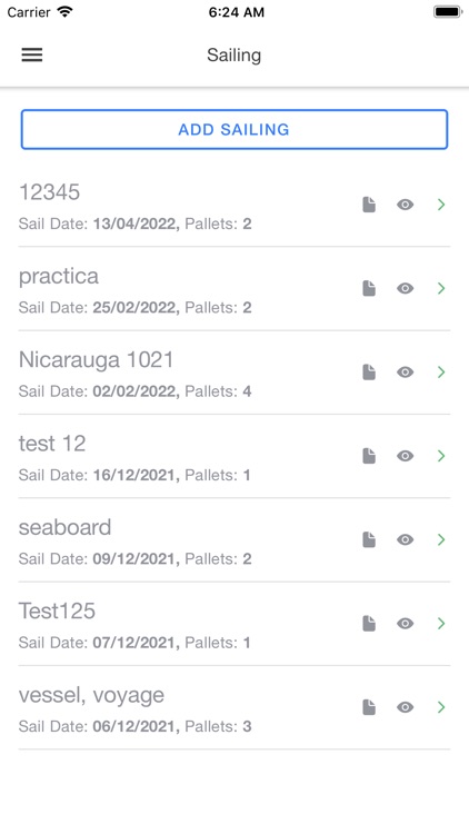 OAS Container Manifest