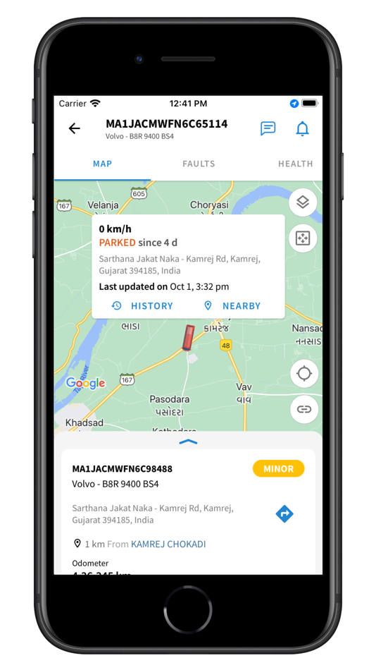 #3. Mahindra iMAXX (iOS) 由: Intangles Lab Pvt. Ltd