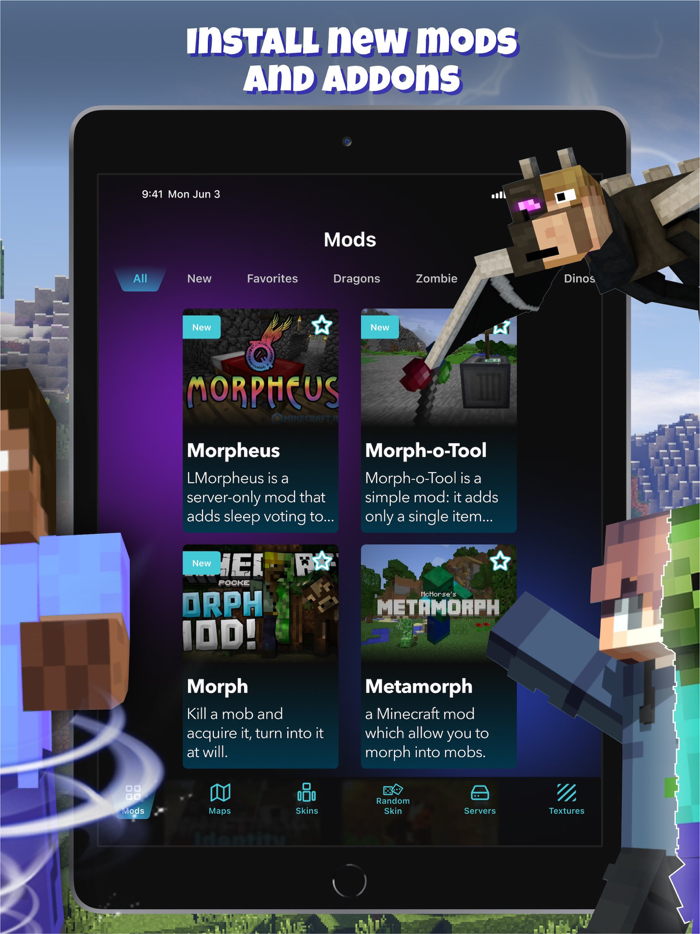 Morph Mods Mobs for Minecraft