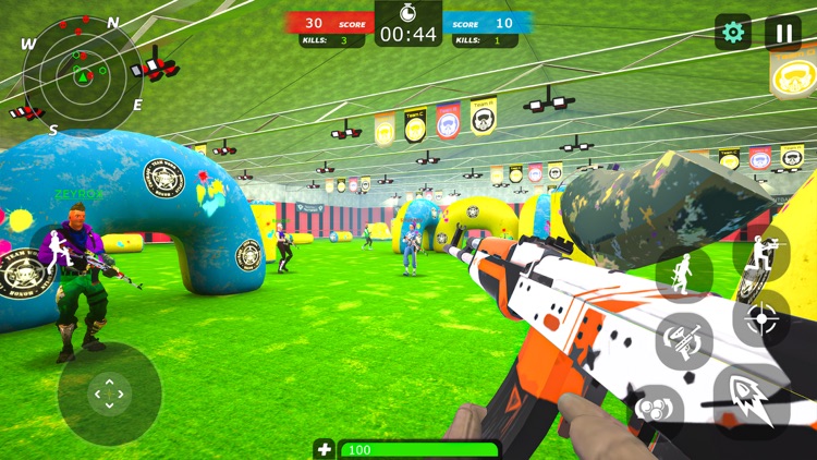 Paintball Arena PvP Challenge screenshot-0