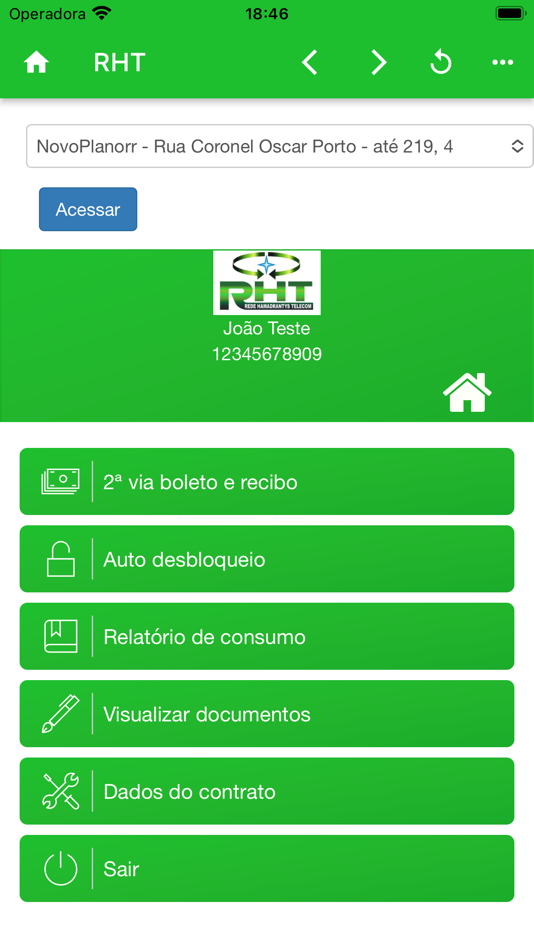 #4. RHT Telecom (iOS) 由: DFS SERVICOS DE TECNOLOGIA DA INFORMACAO LTDA