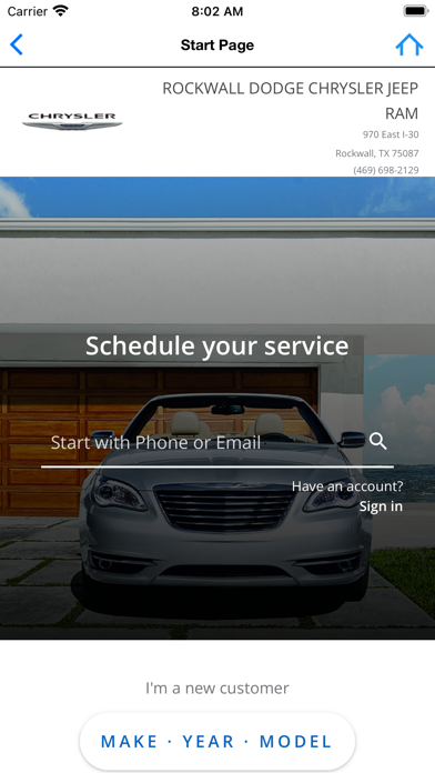 Rockwall Chrysler Dodge Jeep Screenshot