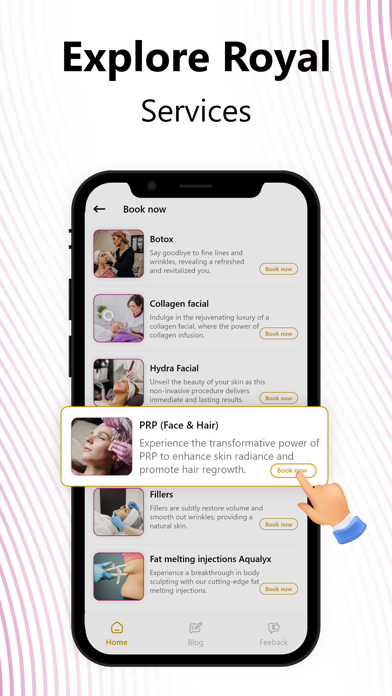 Royal Aesthetica Clinic Screenshot