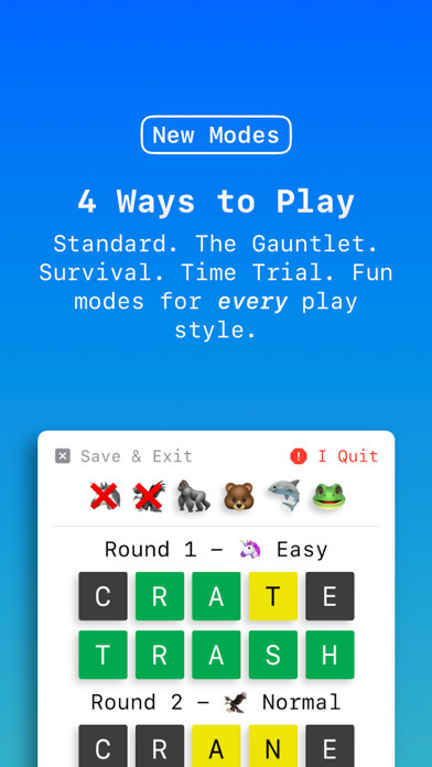 LOSER - A Word Game Screenshot
