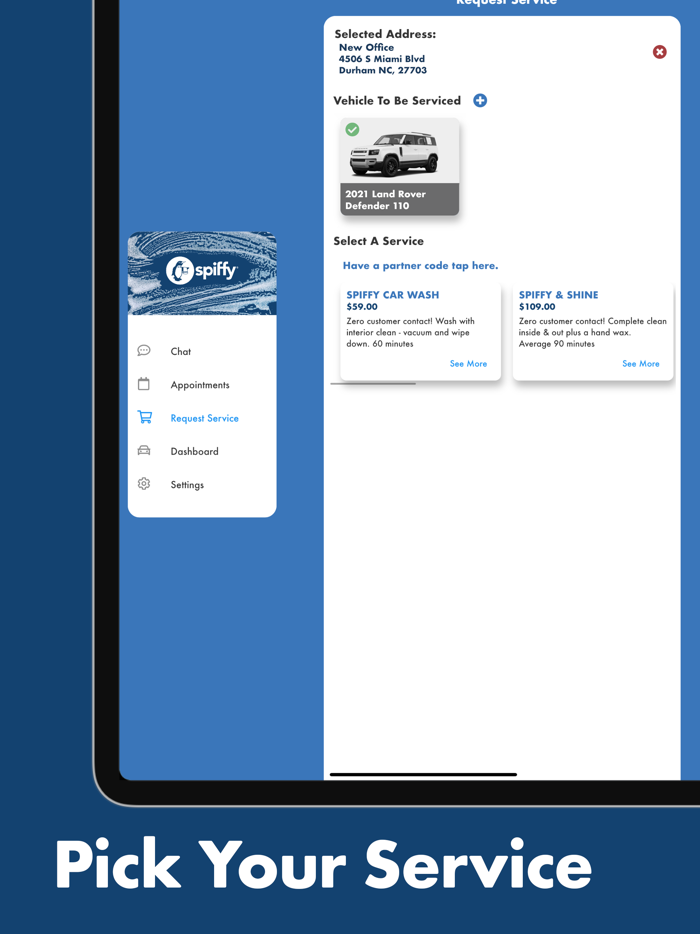 Spiffy On-Demand Car Care