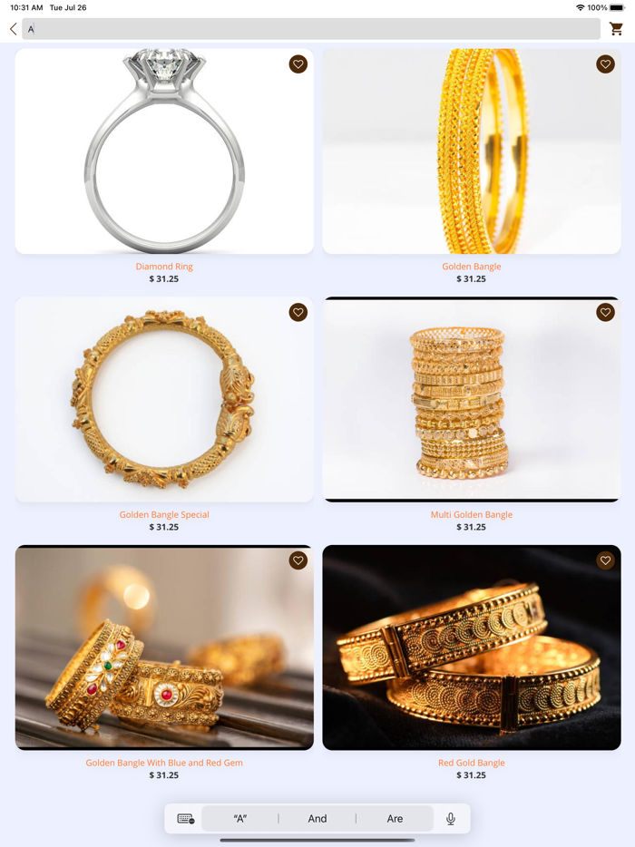 Online Jewelry Store
