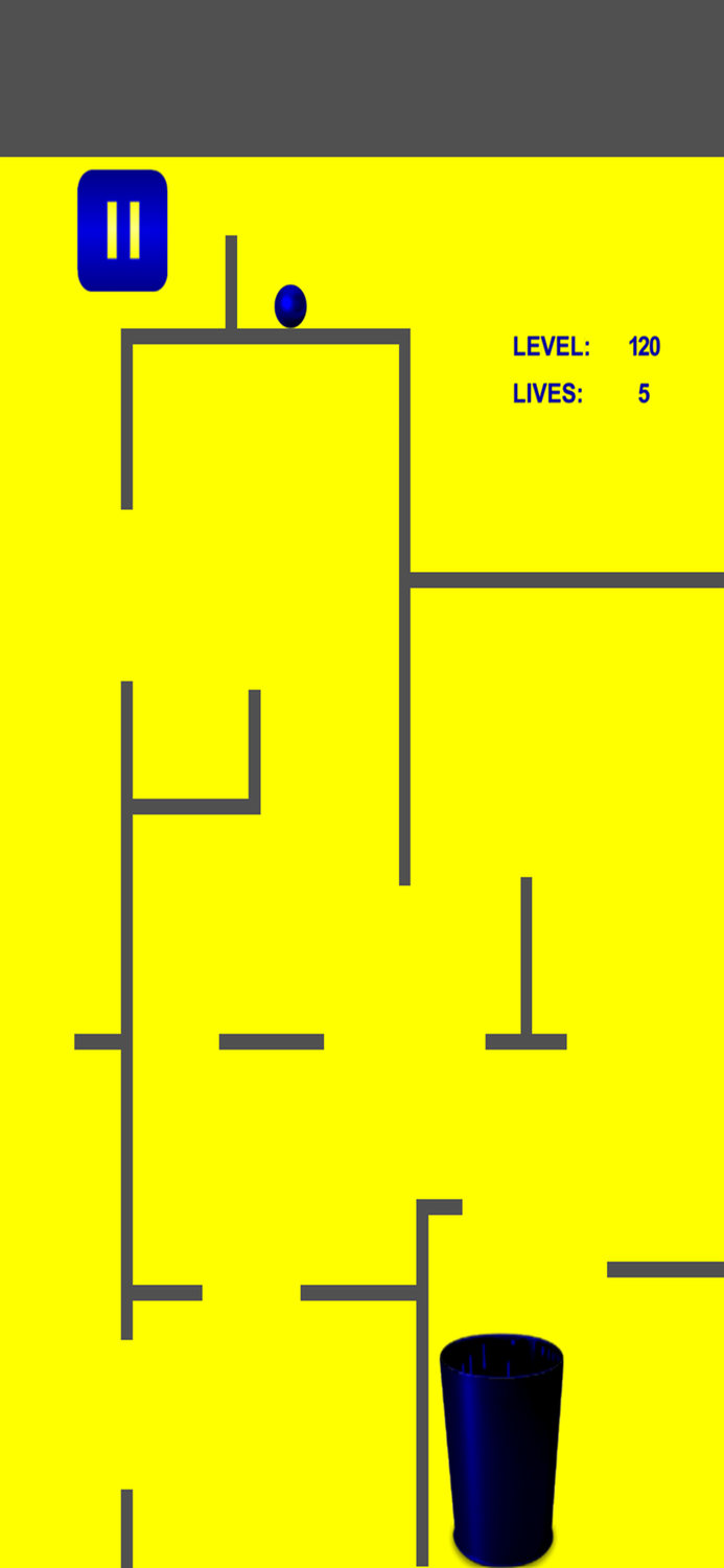 Crazy Red Ball and Walls