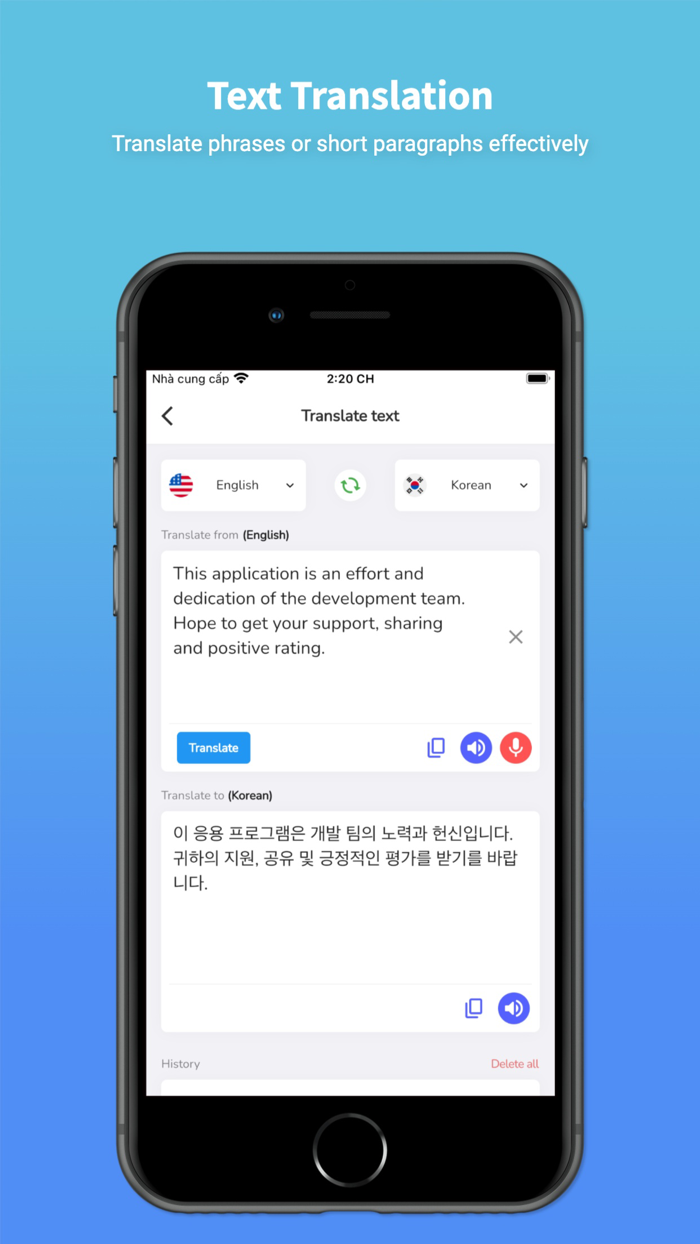 Korean Translator and Learn 