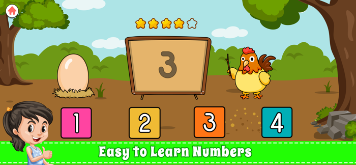 Learn Numbers 123 Toddler Game