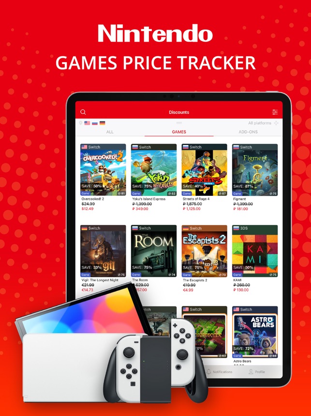 Nintendo Games Price Tracker — NT Deals in the official USA