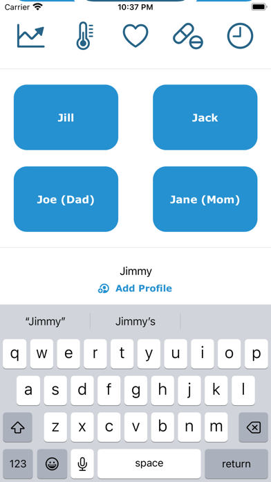 My Sick Family Illness Tracker Screenshot
