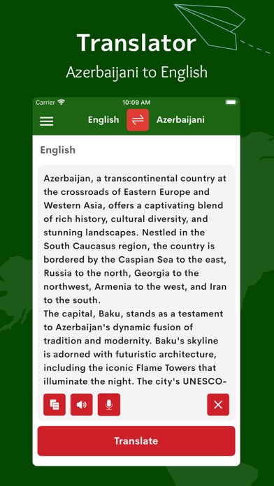 Screenshot #1 pour Azerbaijani Translator