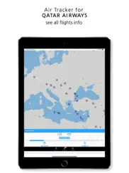 air tracker for qatar airways ipad resimleri 2