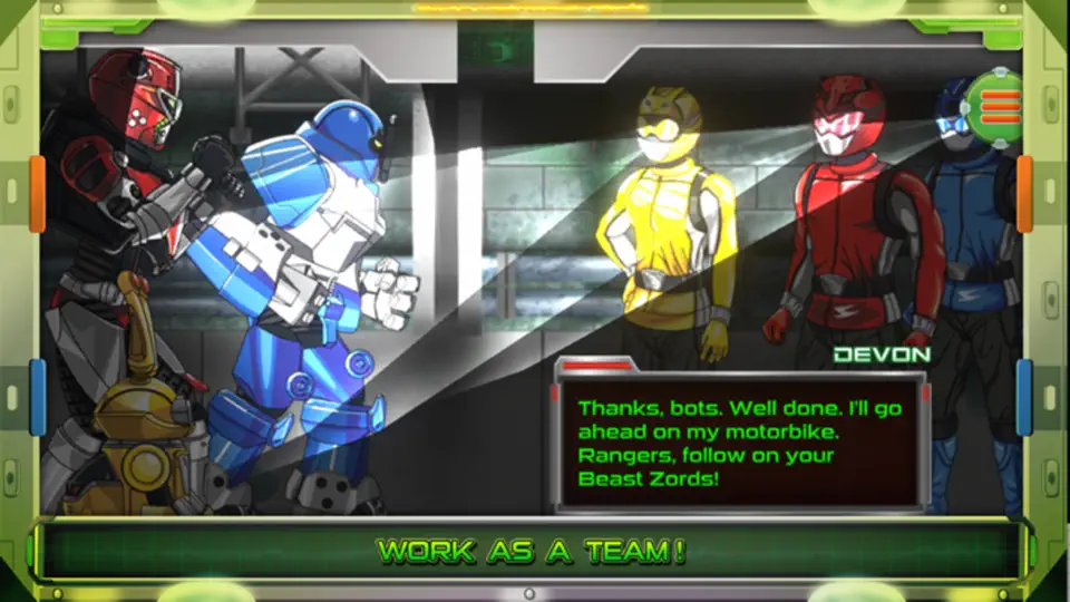 Capture d'écran de Power Rangers - Beast Morphers sur iPhone 2