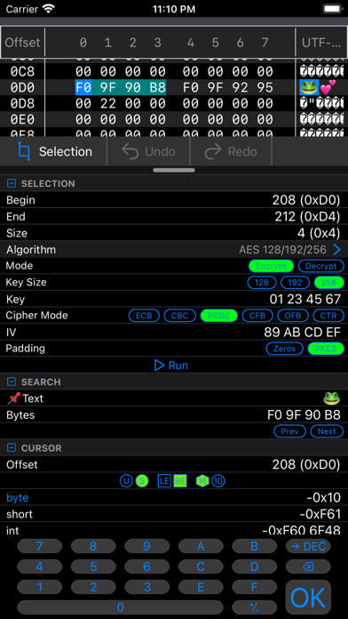 PotoHEX - HEX File Editor Screenshot