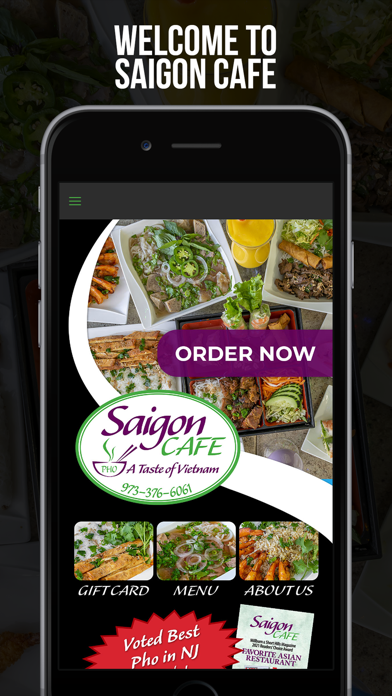 Saigon Café Millburn Screenshot