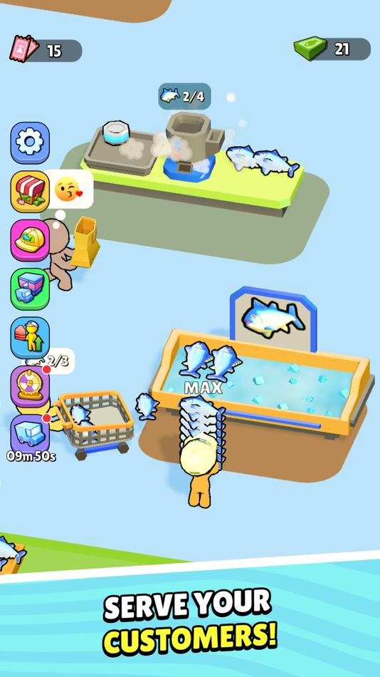 #2. My Fish Mart: Idle Tycoon Game (iOS) 由: Many People, Inc.