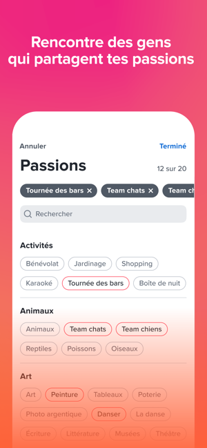 ‎Tinder Rencontre & Rendez-vous Capture d'écran