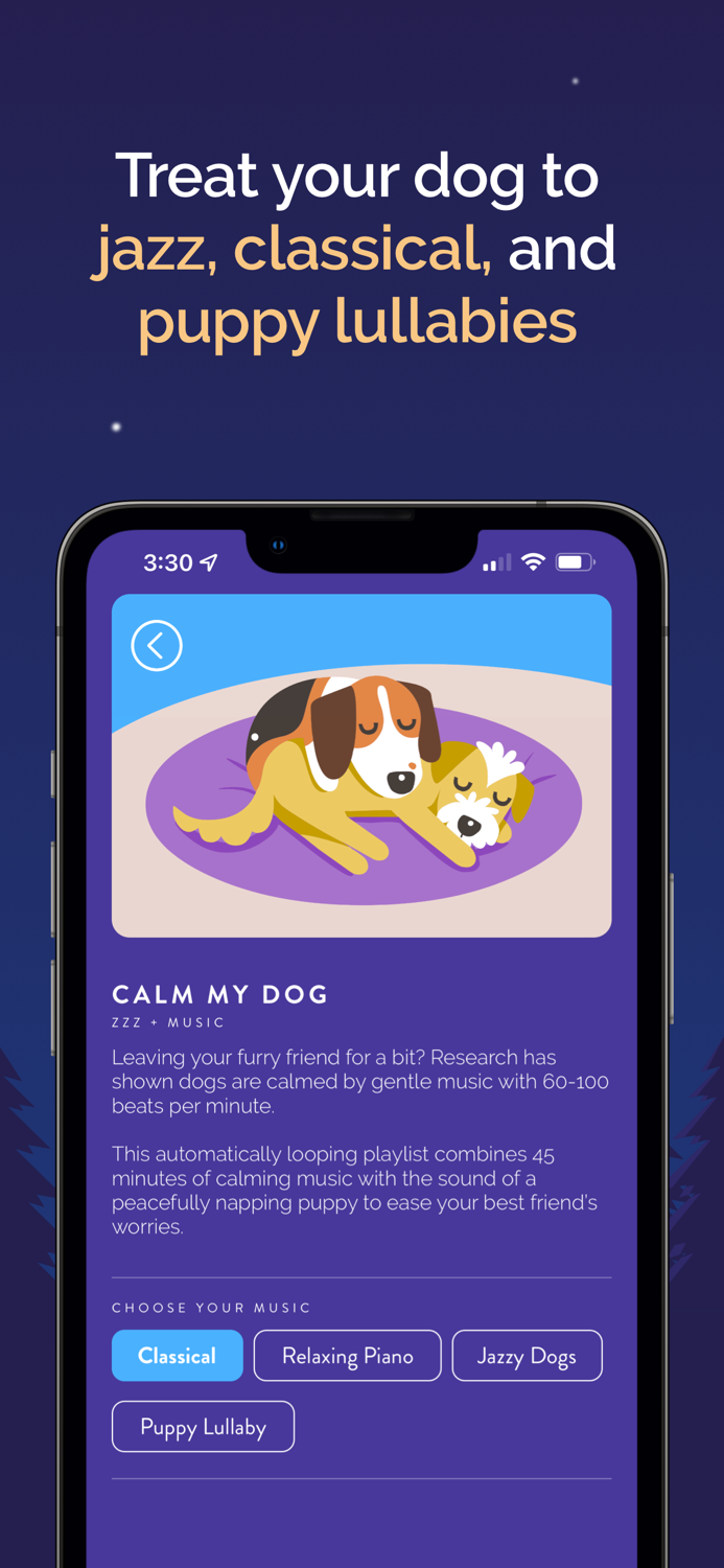 Puppy Therapy Calm and Sleep