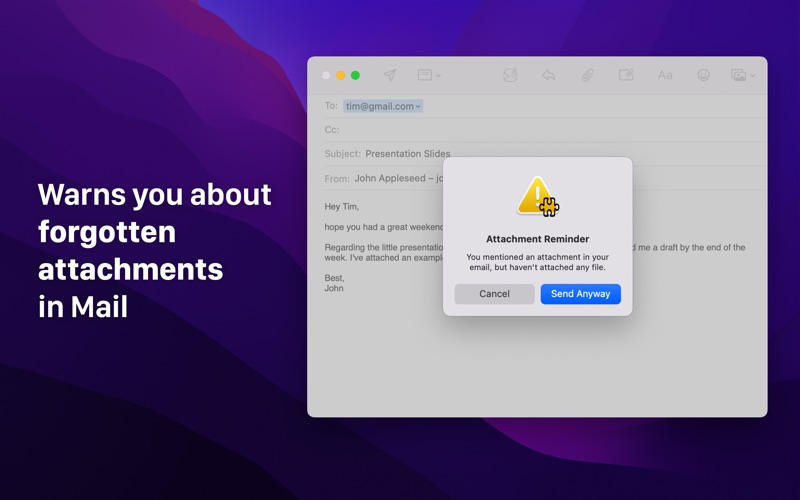 How to cancel & delete attachment reminder 1