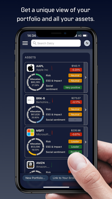 DAIZY - Conscious Investing Screenshot