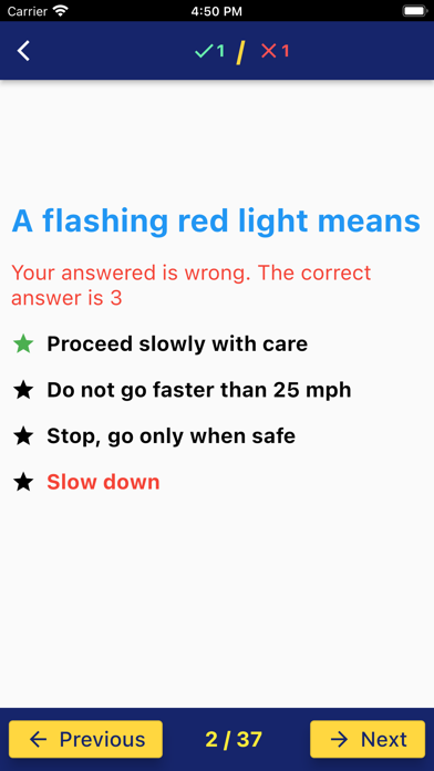 Arizona Basic Driving Test Screenshot