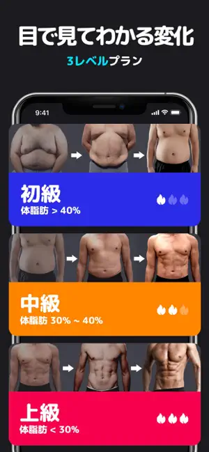 自宅でできる男性向け減量アプ‪リ‬13+_3