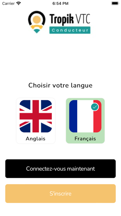 Tropik VTC Conducteur Screenshot