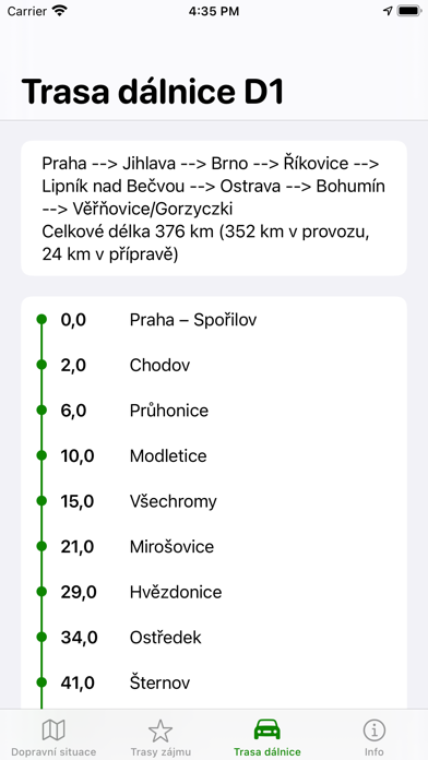 Dopravní situace Screenshot