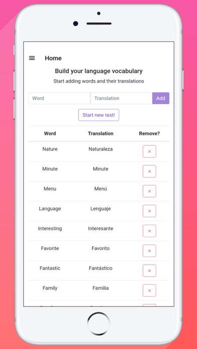 Vocabulary Builder App