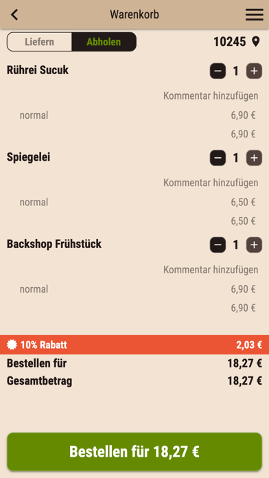 Coffeeandmore Backshop Backery Screenshot