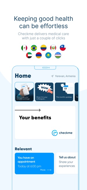 Checkme — health benefits app on the App Store