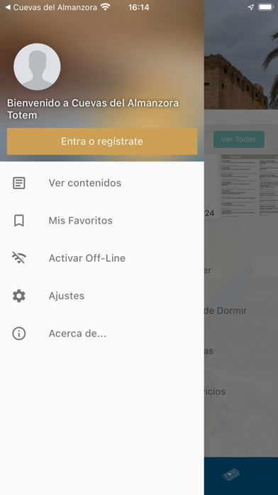 Cuevas del Almanzora App Screenshot