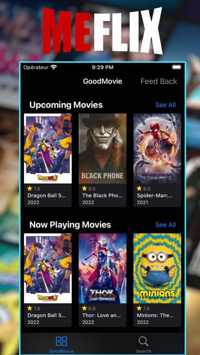 MEFLIX : Movies & Showtime Screenshot