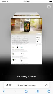 rewinder - time travel the web iphone screenshot 2