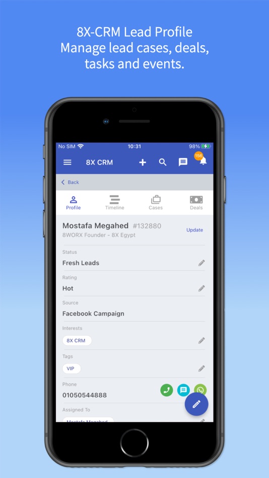 #2. 8WORX - 8X CRM (iOS) 由: Yalla Gomla