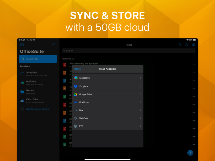 OfficeSuite docs and PDF editor