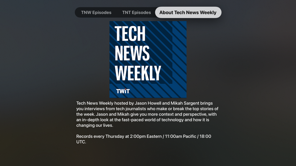 #8. Tech News Weekly (iOS) 由: Patrick Delahanty