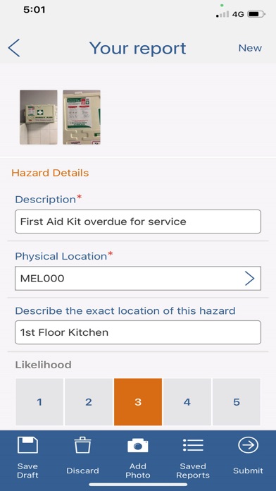 Workplace H&S Screenshot