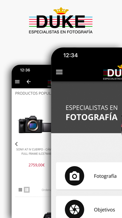 Duke Fotografía Screenshot